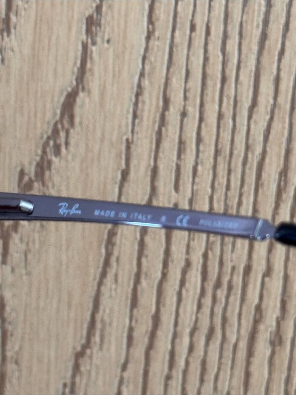 Ray-Ban UNISEX Black and Silver Aviator Sunglasses - Picture 4 of 7